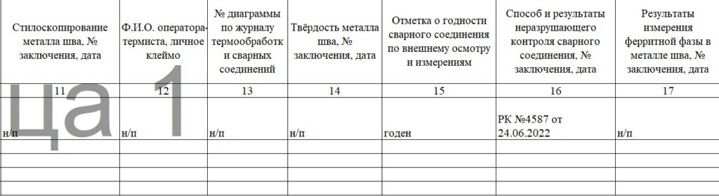 Журнал сварочных работ ГОСТ 32569-2013 3